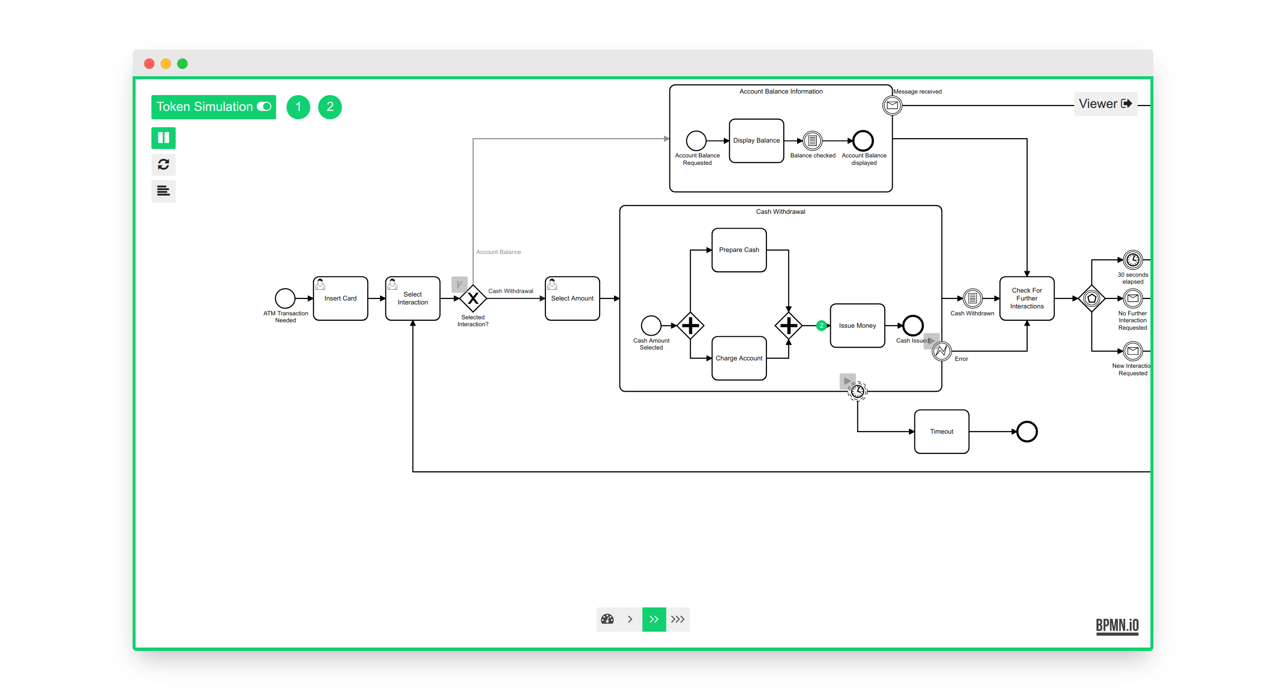 Token simulation overview